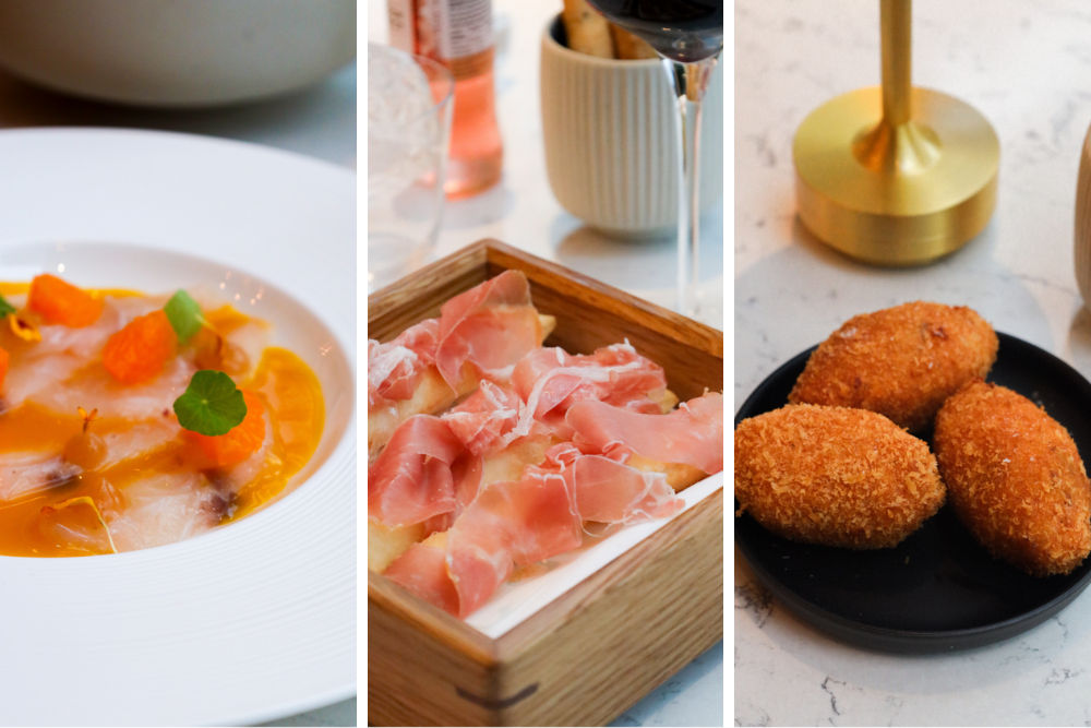 Food from 'Il Giardino’ at 1215 menu